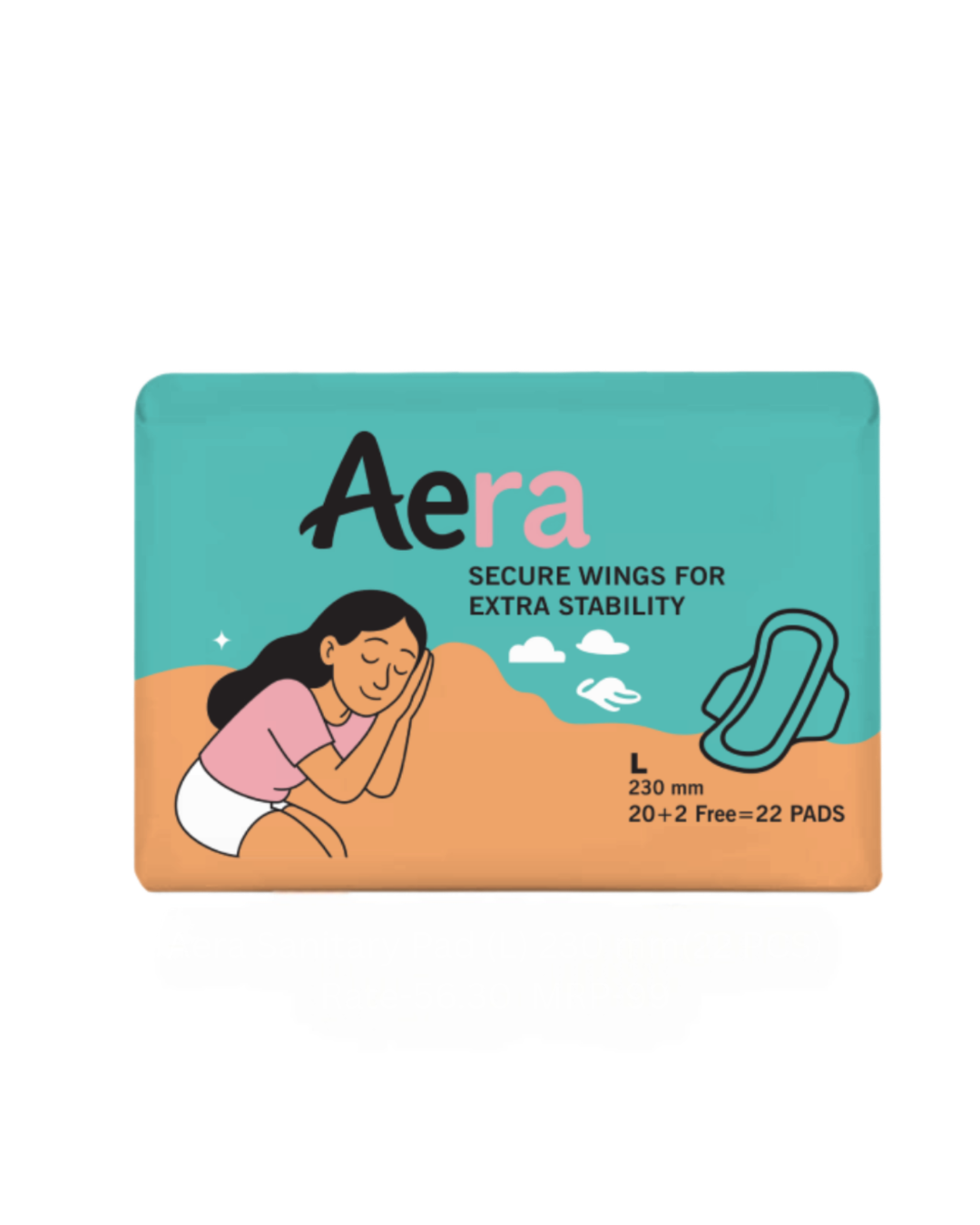 Aera Sanitary Pad Cotton 240mm L(22pcs)